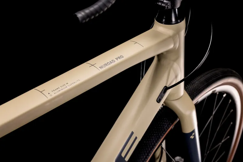 Cube Nuroad Pro Aluminium Gravel Bike In Desert / Grey-3